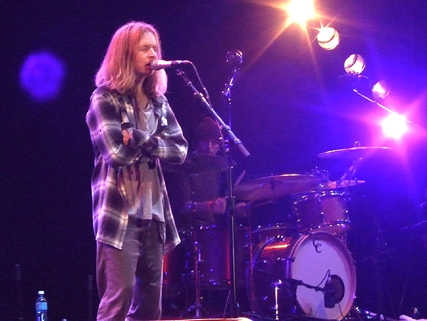 Beck als (gelangweilter) Headliner beim Open Air St. Gallen 2008. – 
