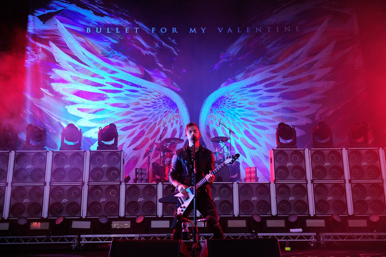 Am Festivalsamstag live am Ring. – Bullet For My Valentine.