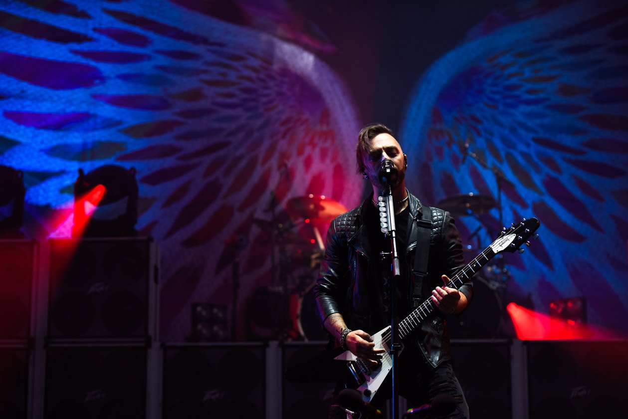 Am Festivalsamstag live am Ring. – Bullet For My Valentine.