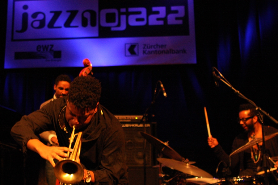 Christian Scott live auf dem Jazz No Jazz-Festival in Zürich 2010. – Live in Zürich 2010