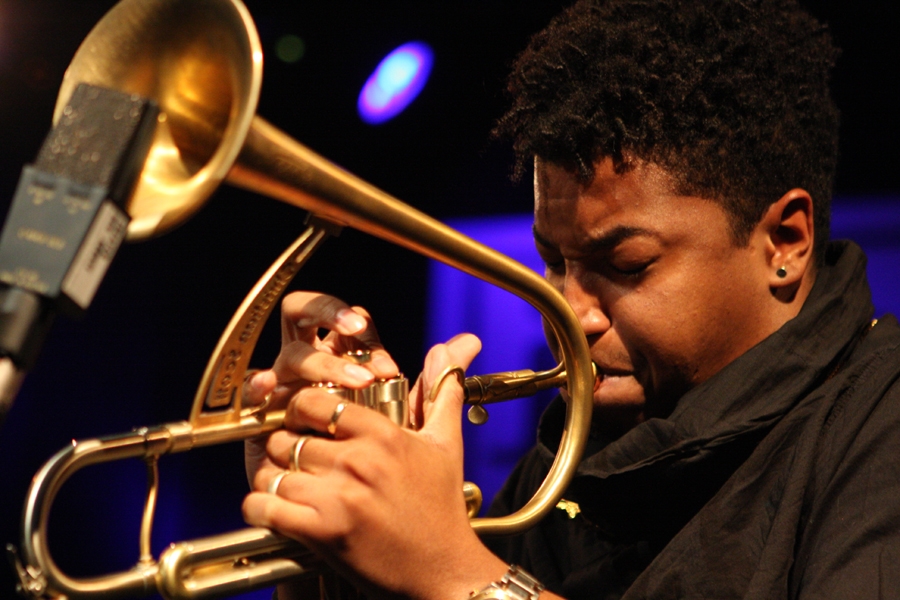 Christian Scott live auf dem Jazz No Jazz-Festival in Zürich 2010. – Christian Scott