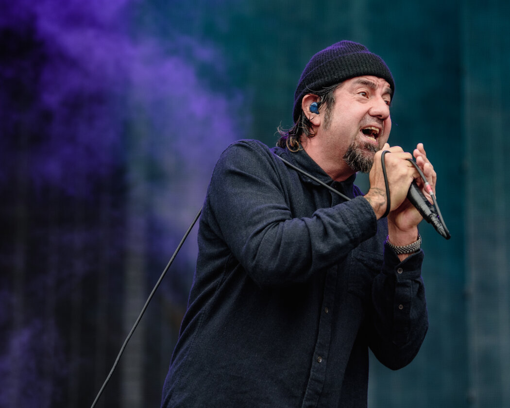 Setzten am Sonntag ein fettes Ausrufezeichen: Chino Moreno und Shaun Lopez. – Crosses.