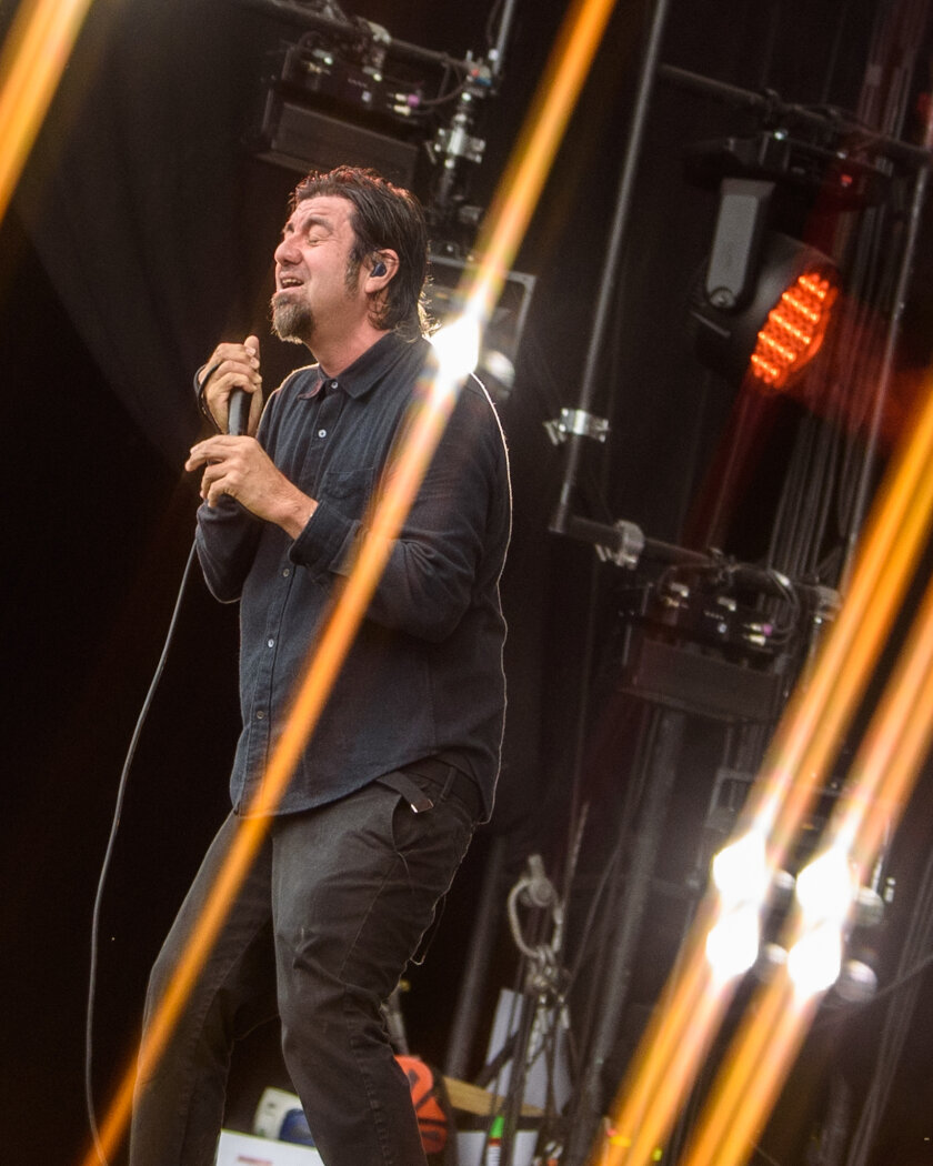 Setzten am Sonntag ein fettes Ausrufezeichen: Chino Moreno und Shaun Lopez. – Crosses.