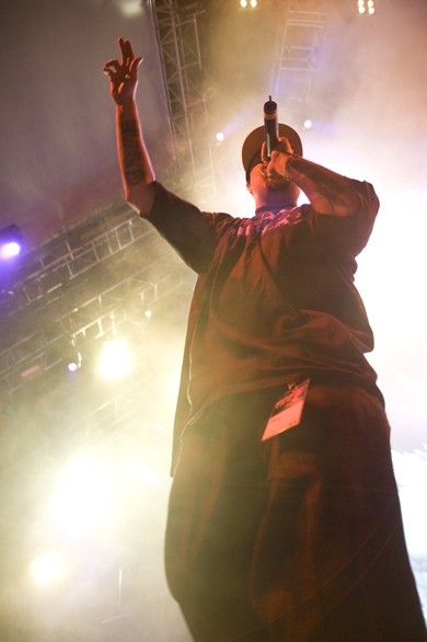 Cypress Hill – Die alte Garde des US-Hip-Hops mischte das Publikum auf. – B-Real again.