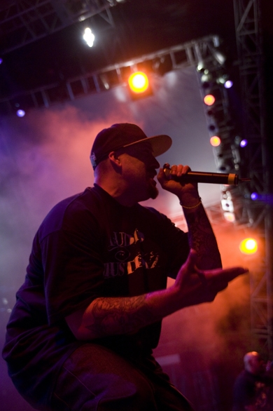 Die alte Garde des US-Hip-Hops mischte das Publikum auf. – Cypress Hill's in da house.