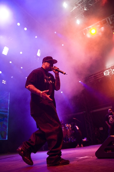 Die alte Garde des US-Hip-Hops mischte das Publikum auf. – Neue Platte im Anschlag: Cypress Hill.