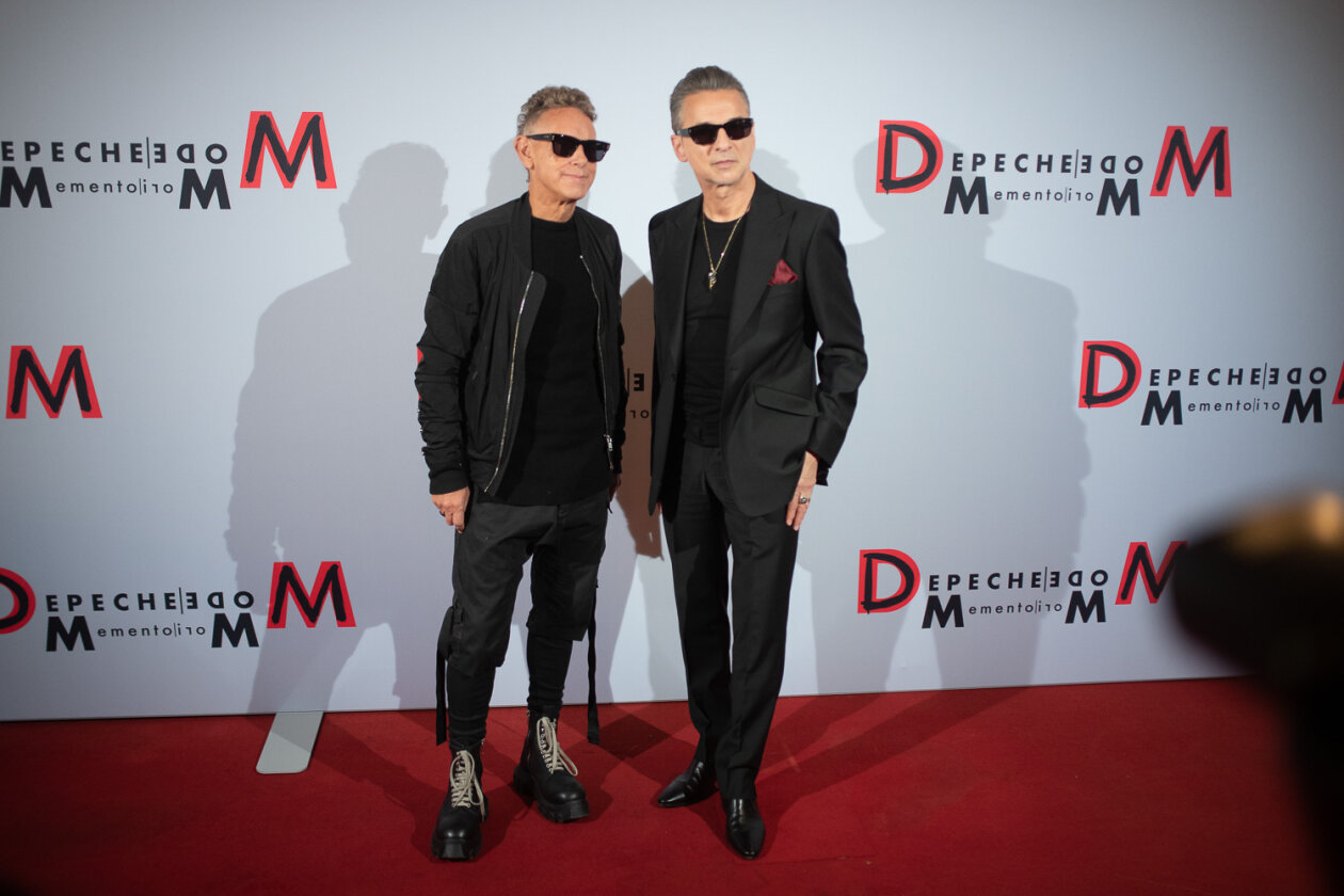 Depeche Mode – Gore und Gahan bei der Pressekonferenz im Berliner Ensemble.