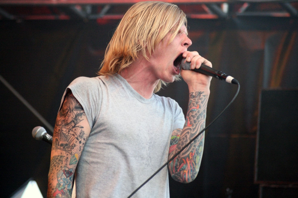 Eine der wenigen Metalcore-Bands auf der Pain-Stage. – Evergreen Terrace