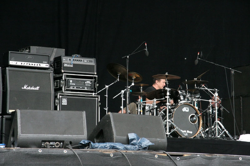 Fates Warning – Trotz Regen eine der am meisten beachteten Bands auf dem Festival. – Mark Zonder