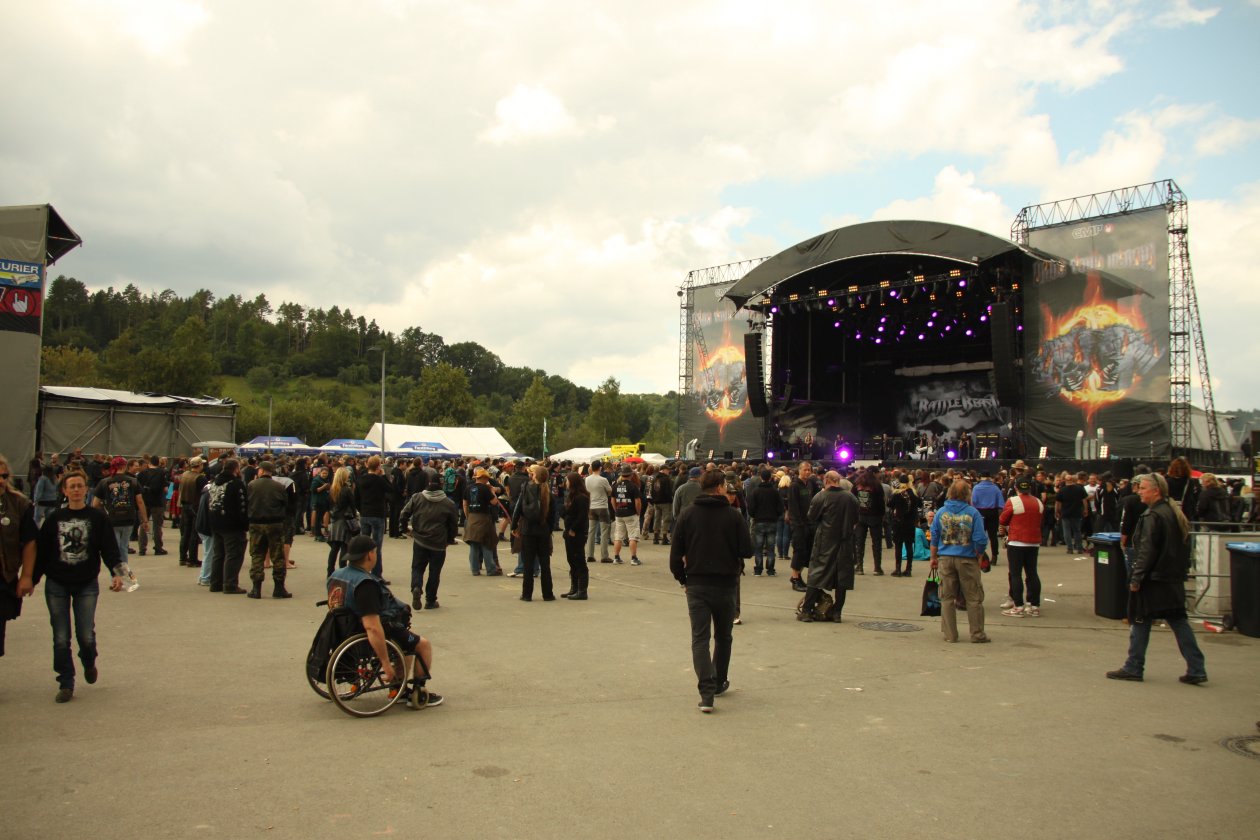 Alle Fotos: der Donnerstag in Balingen. – Langsam kommt Leben in die Bude.