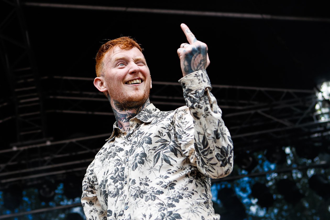 We proudly present: Die besten Schnappschüsse unserer Konzert- und Festivalfotografen. – Frank Carter beim Vainstream