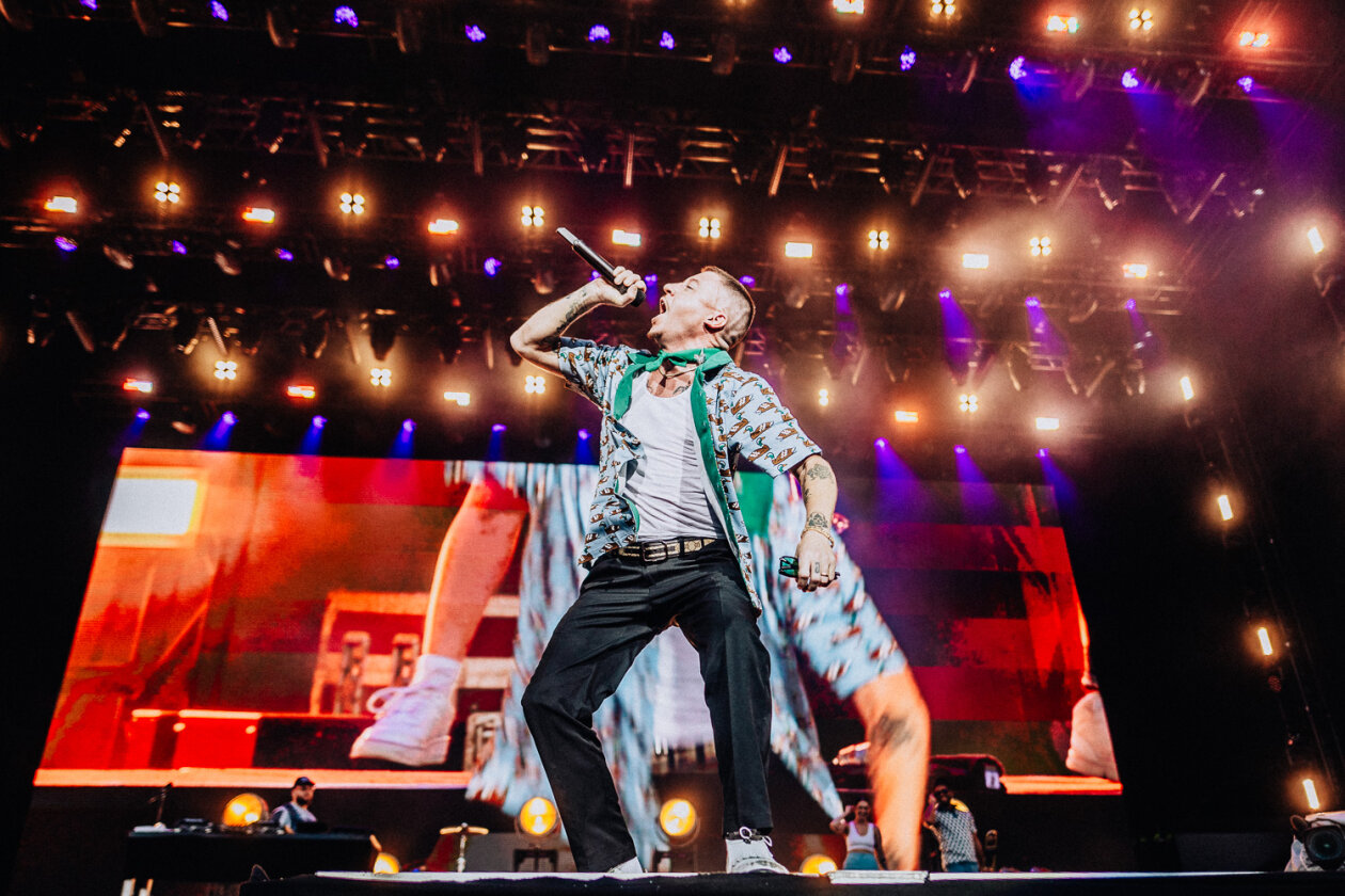 Mumford &amp; Sons, David Guetta, Imagine Dragons, Macklemore u.v.a. auf dem Berliner Olympiagelände. – Macklemore.