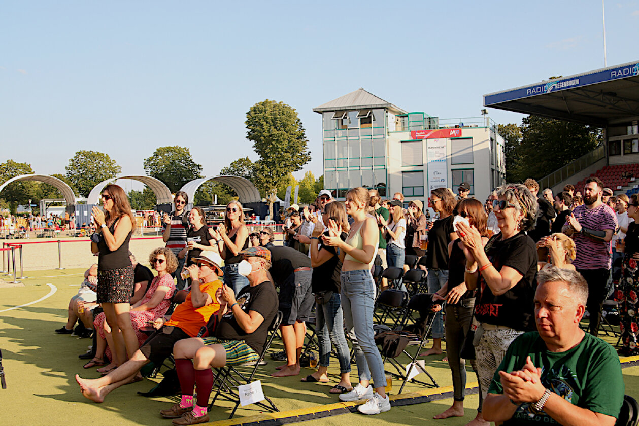 Der Festival-Restart in Mannheim 2021. – Da sollte man klatschen.