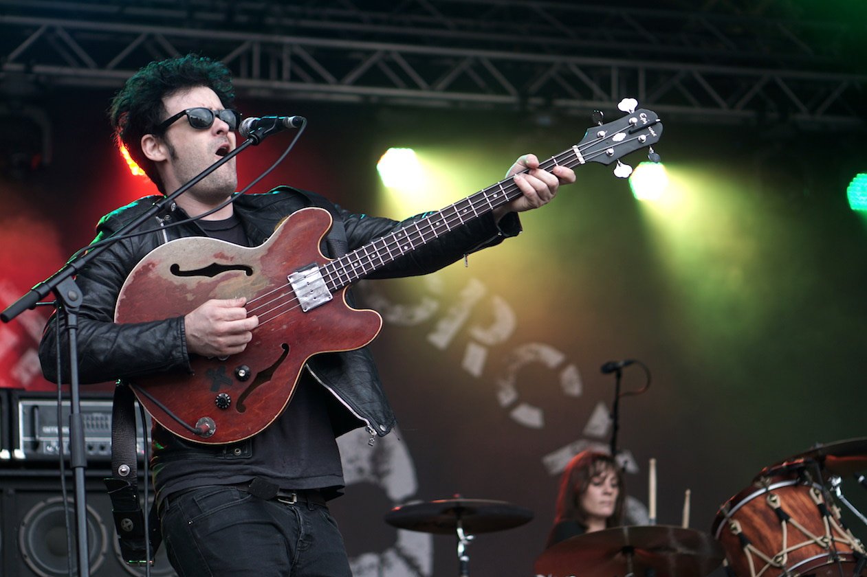 Gut 15.000 Besucher kamen zur achten Festivalauflage auf das Mannheimer Maimarktgelände. – Black Rebel Motorcycle Club.