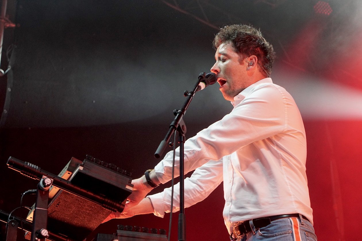 Gut 15.000 Besucher kamen zur achten Festivalauflage auf das Mannheimer Maimarktgelände. – The Wombats.