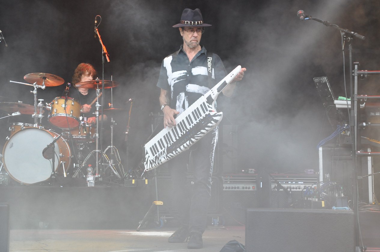 Das Comeback des legendären Hard'n'Heavy-Festivals auf der Loreley. – Genau, dieser hier - mit Dieter-Bohlen-Gedächtnis-Keyboard.