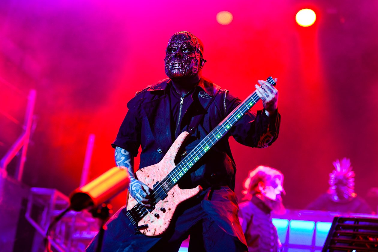 Am letzten Tag warten Slipknot als Headliner. – Slipknot.