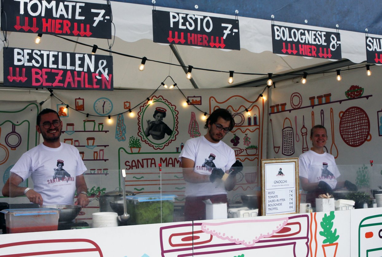 Die schönsten Bilder vom Festival-Gelände. – Für Essen...