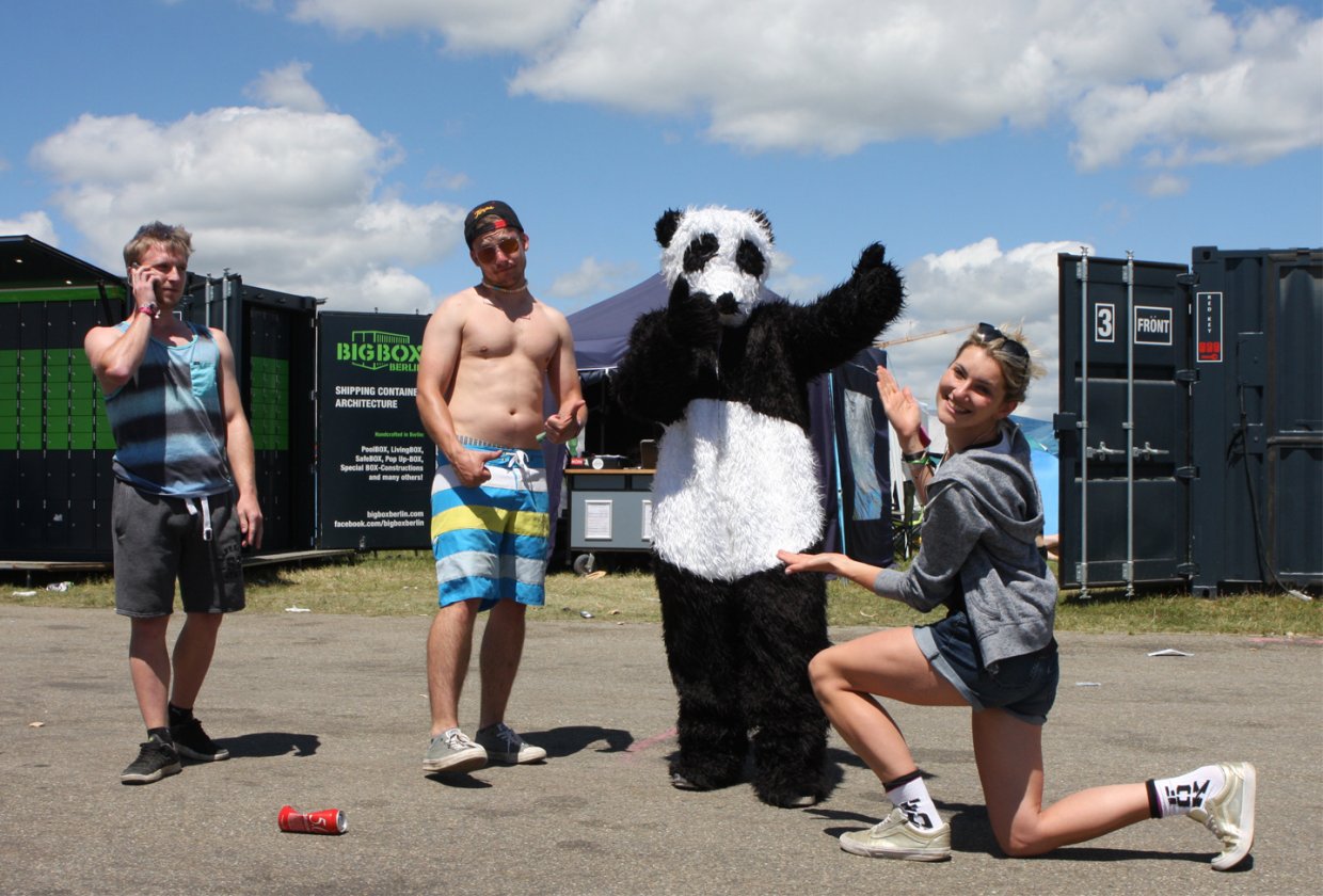 Die schönsten Bilder vom Festival-Gelände. – Panda