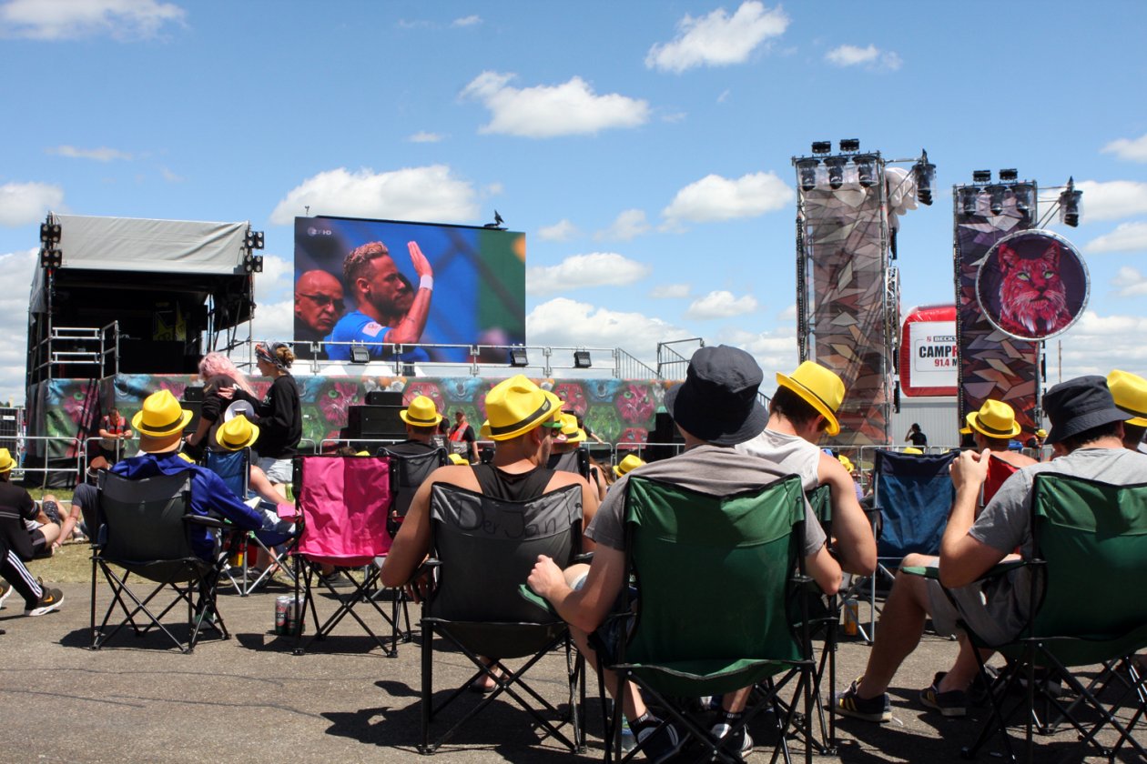 Die schönsten Bilder vom Festival-Gelände. – Public Viewing