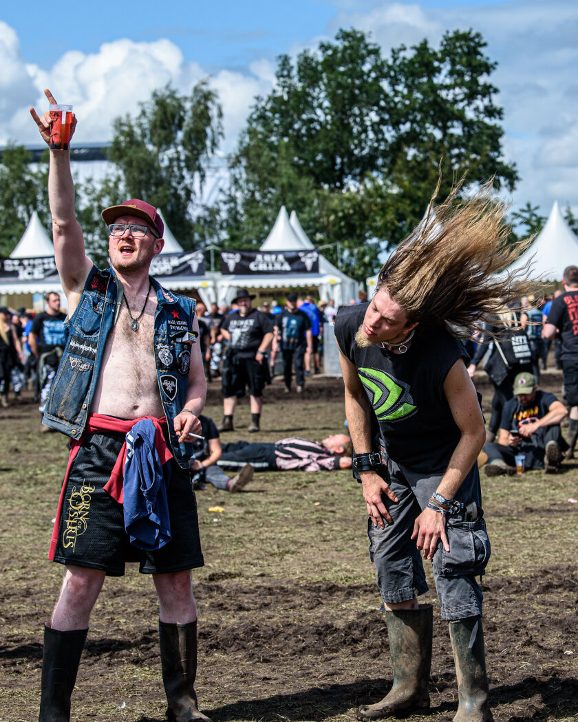 Zum Wochenende hin hat Odin ein Einsehen: Iron Maiden, Megadeth, Heaven Shall Burn, Biohazard, While She Sleeps oder Trivium drehen auf. – Geht immer.