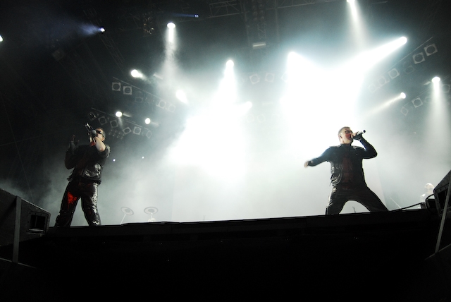 Front 242 live beim Mera Luna 2008. – 