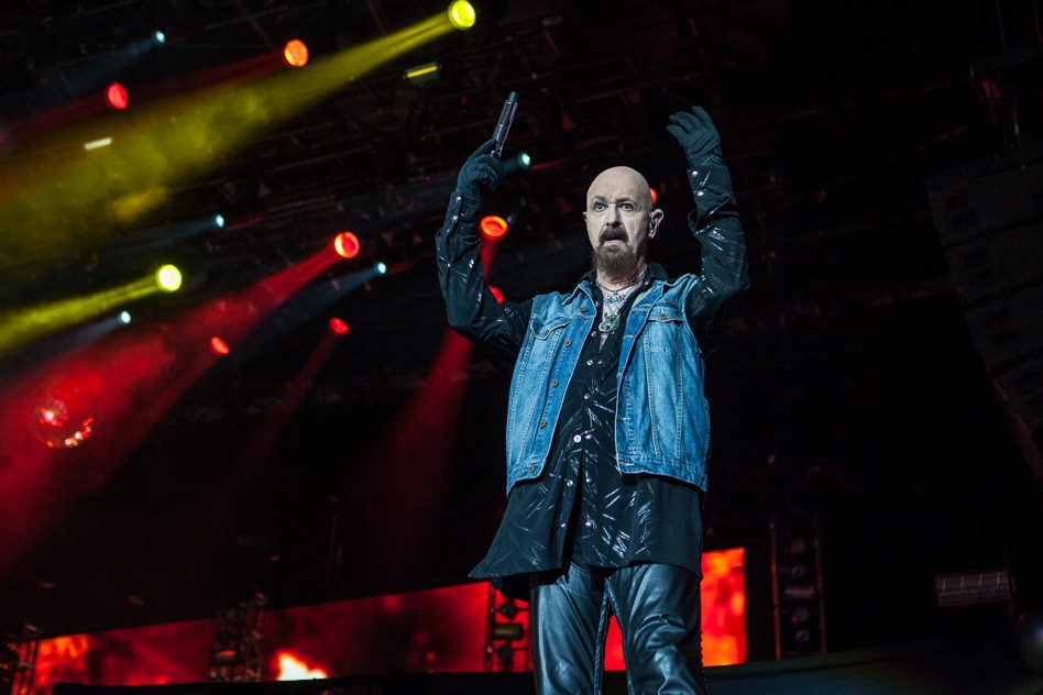 Judas Priest – Die Metal-Urviecher bei der Erstauflage des Festivals. – Brille weg.