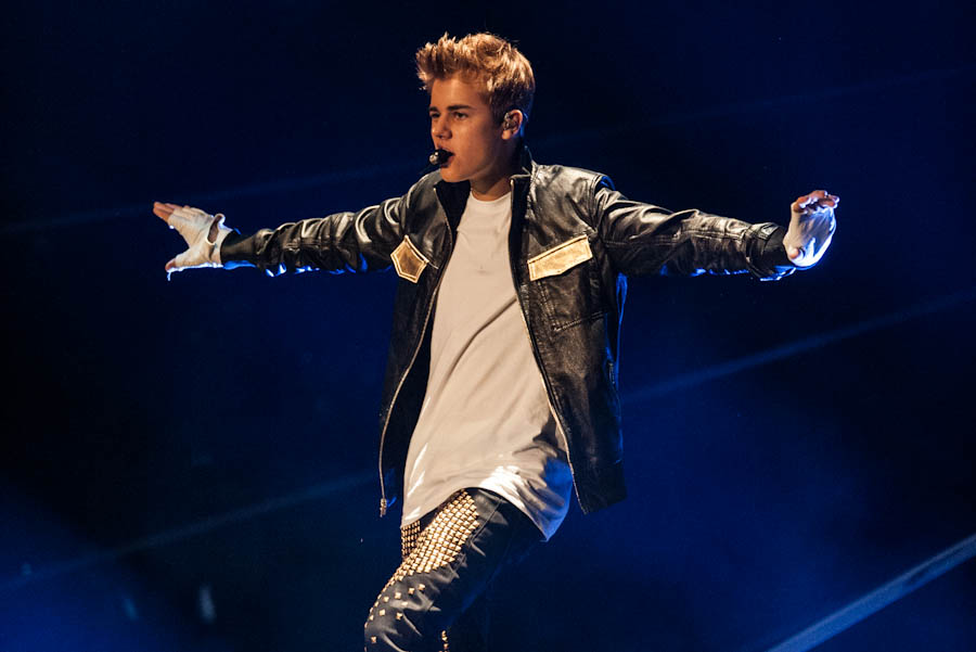 Da kriegt die Heidi weiche Knie: Biebs beim Finale der Topmodels... – Justin Bieber