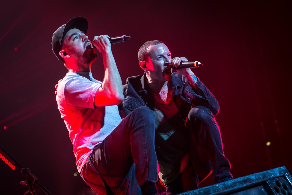Linkin Park – Ein würdiger Headliner bei der Festival-Premiere in Düsseldorf. – Chester Bennington und Mike Shinoda.