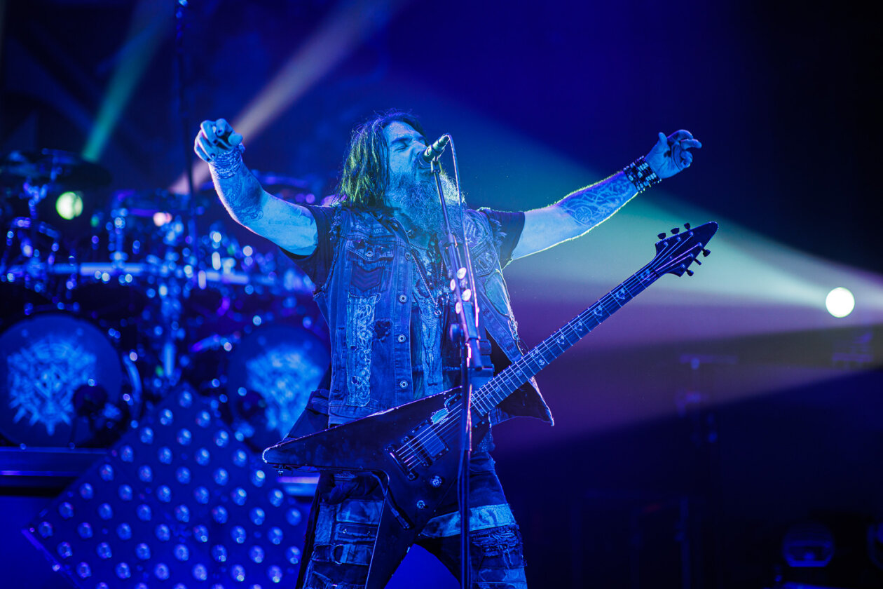 Auf "Vikings And Lionhearts" Arena-Tour mit Amon Armath. – Machine Head.