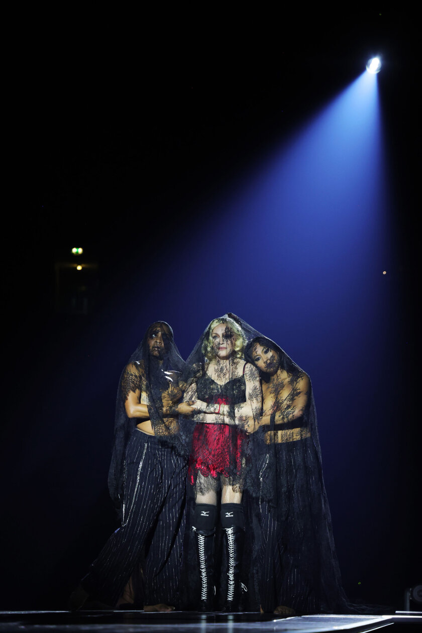 Offizielle Pressefotos: der Opening Night in der Londoner The O2 Arena am 14. Oktober. – Madonna.