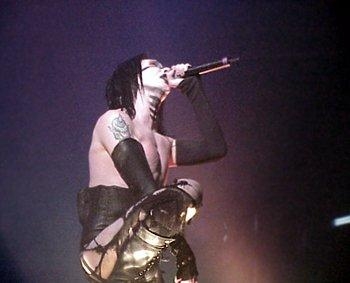 Im Januar 2001 suchte Marilyn Manson Hamburg heim. – 