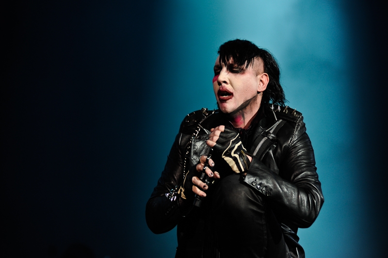 Marilyn Manson – Wenn er kommt, dann als einer der Headliner. – Klare Anweisung an die Fotografen: nicht bewegen!