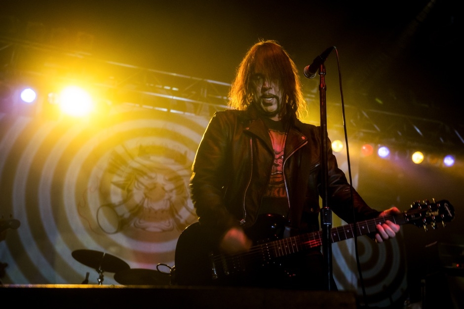 Monster Magnet – Dave Wyndorf und Crew starten ihre Deutschlandtour. – Dave im Huxley's Neue Welt.