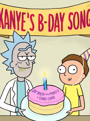 Kanye West: Rick & Morty singen zum Geburtstag