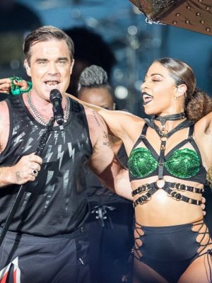 Schuh-Plattler: Robbie singt mit Helene Fischer