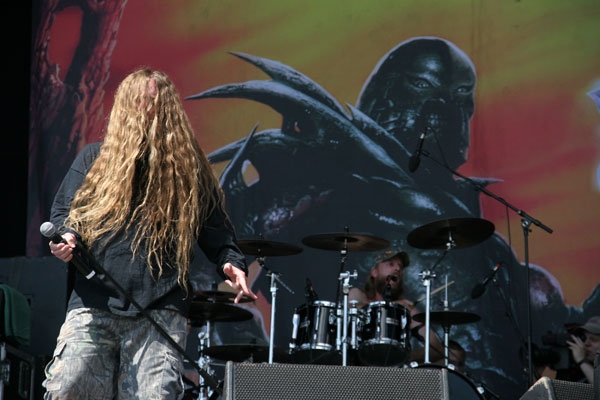 Obituary – Die einzige Death Metal Band auf dem Festival. – 