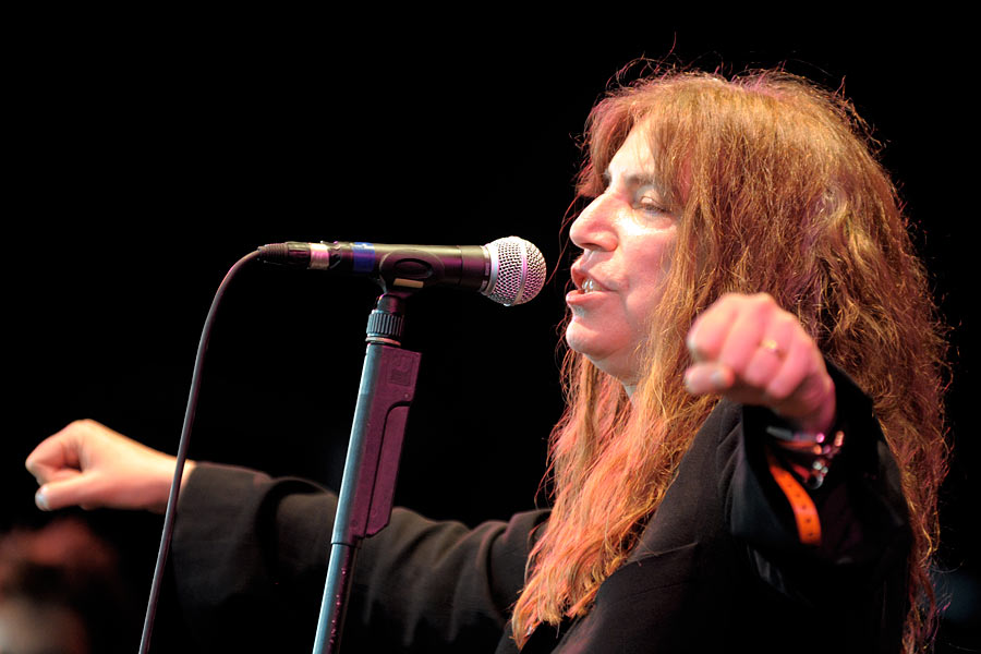 Die Grande Dame des Alternativerock auf der Museumsmeile. – Patti Smith.