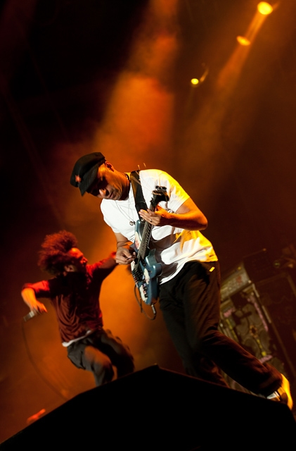 Rage Against The Machine – Zack De La Rocha und Tom Morello.