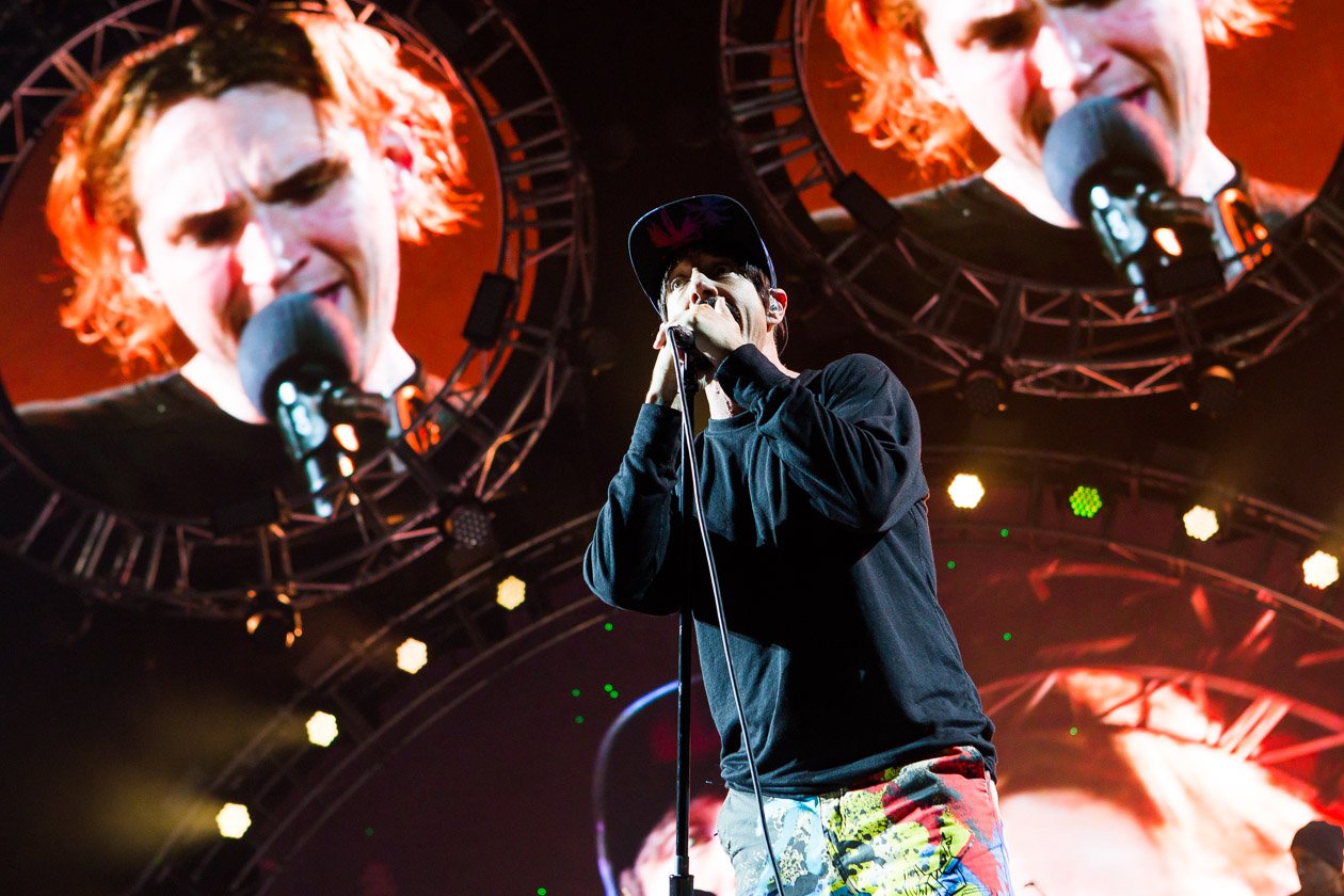 Red Hot Chili Peppers – Headliner am Festivalsamstag. – Anthony und Josh Klinghoffer.