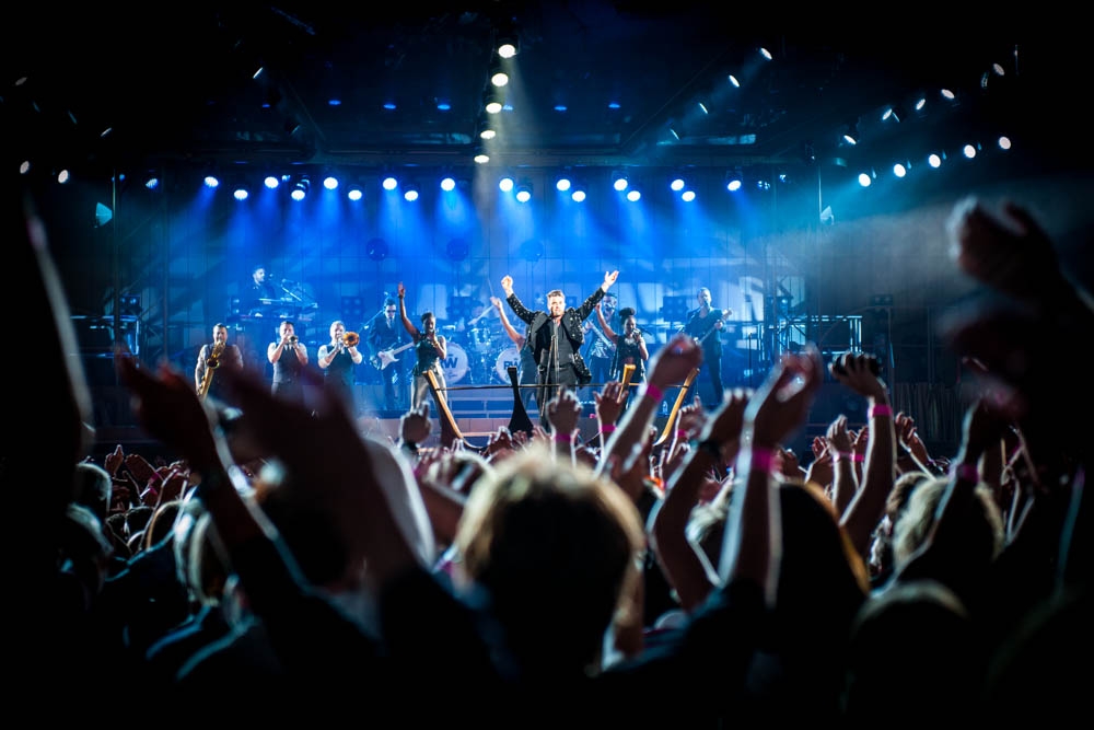 Robbie vor 50.000 Zuschauern auf Schalke. – Robbie Williams, Gelsenkirchen 2013