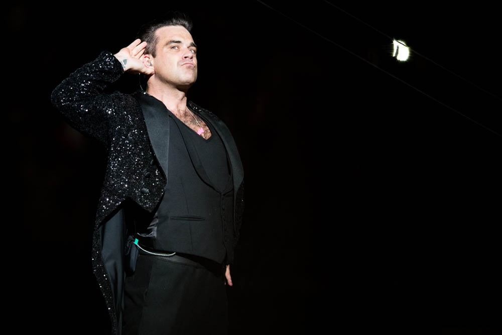 Robbie vor 50.000 Zuschauern auf Schalke. – Robbie Williams, Gelsenkirchen 2013