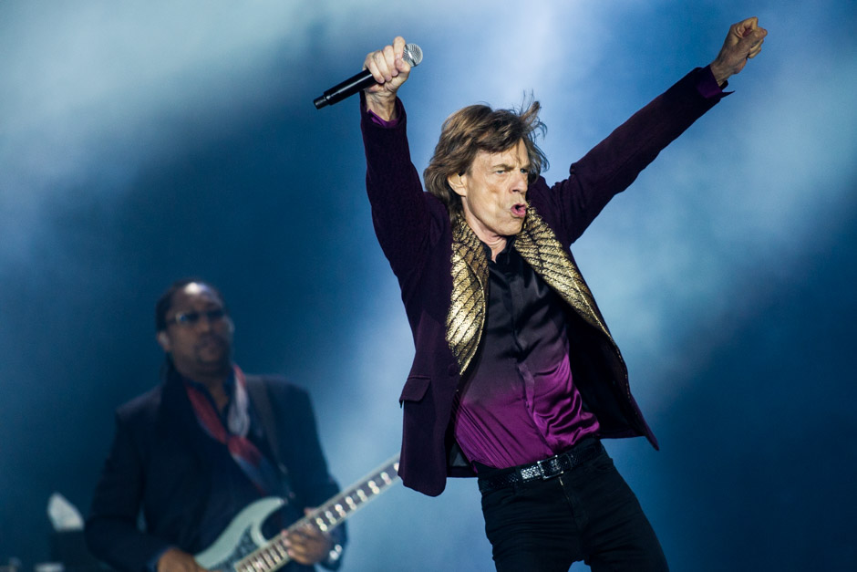 Rolling Stones – Die Stones auf ihrer -vermutlich - letzten Tour. – Opener des Abends: &quot;Jumpin' Jack Flash&quot;