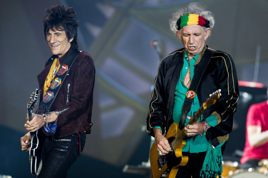 Rolling Stones – Die Stones auf ihrer -vermutlich - letzten Tour. – Ronnie Wood und Keith Richards