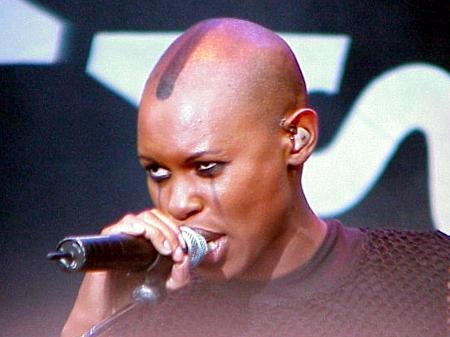 Skin mit Skunk Anansie auf dem Hurricane 2001. – Skin, Hurricane 2001