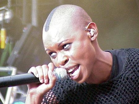 Skin mit Skunk Anansie auf dem Hurricane 2001. – Skin, Hurricane 2001