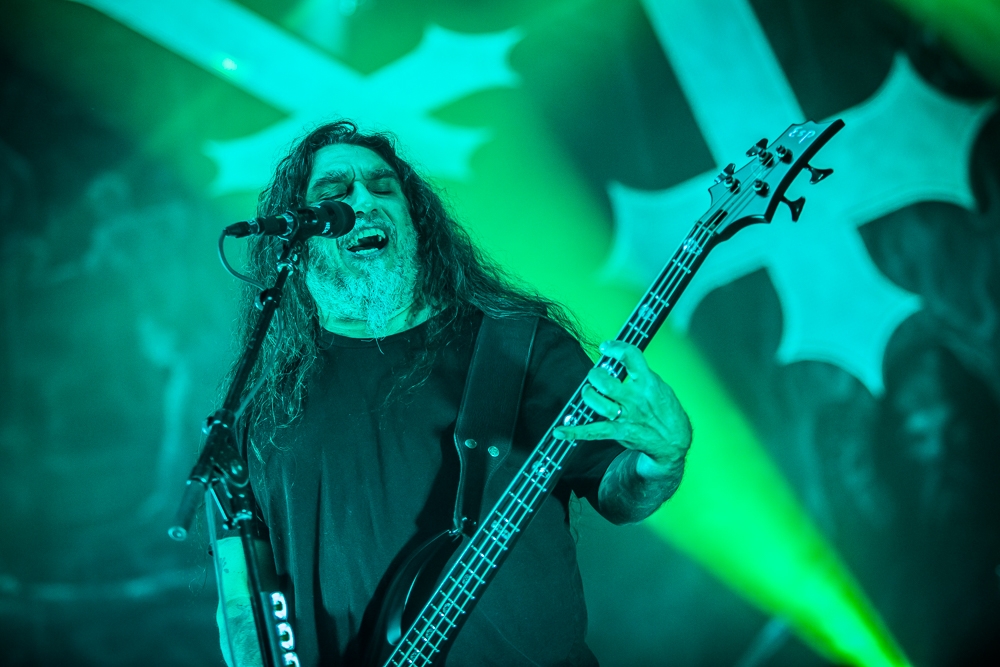 Slayer – Im Powerpack mit Anthrax und Kvelertak. – Am Mic.