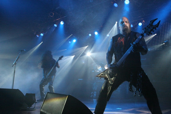 Unholy Alliance-Tour 2008. – Slayer in action!
