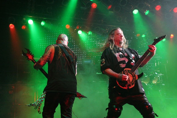 Unholy Alliance-Tour 2008. – Slayer in action!