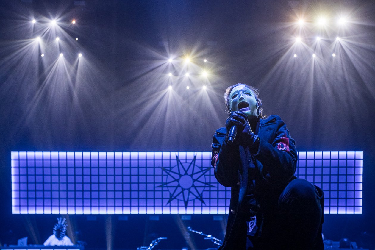 Slipknot – Corey Taylor und Co.: Das aktuelle Album "We Are Not Your Kind" im Gepäck und Behemoth im Vorprogramm. – Corey Taylor.